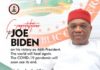 Senator Orji Uzor Kalu, congratulated Joseph Biden