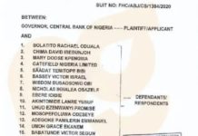 CBN gets court injunction to freeze #Endsars protesters bank accounts