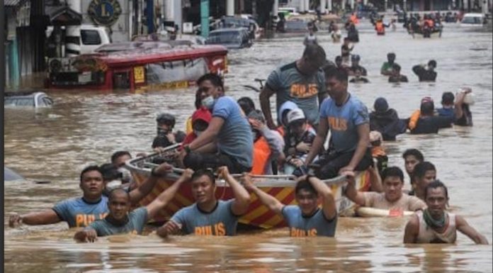 At Least 12 Feared Dead As Extensive Flooding Hits the Philippines.