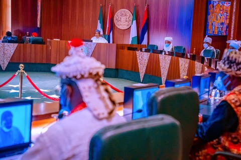 Buhari Meets With Traditional Rulers