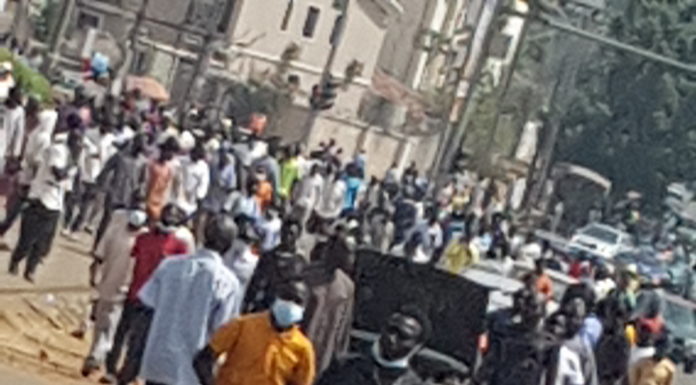 Breaking Members of the Shite Islamic movement today stormed central business district Abuja.