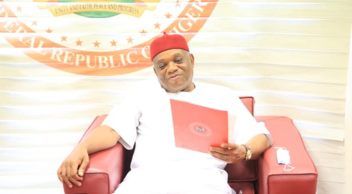 IMMENSE APPRECIATION AS SENATOR ORJI KALU GIFTED TEN MILLION NAIRA TO ENHANCE GIRL CHILD EDUCATION.