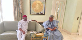 Once more Sen. Kalu visits former head of state IBB.