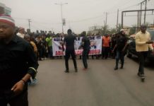 Breaking: Ikpeazu, Abaribe Sponsors Protest Against Kalu For Exposing Abia Govt..