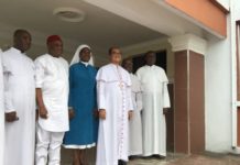 His Lordship, Bishop L.I Ugorji Extolled Sen. Orji Kalu During An Easter Banquet.