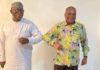 Just in: Gov. Kayode Fayemi, today paid a courtesy call to the Senate Chief Whip. Sen. Orji Kalu.