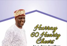President Buhari Greets Former State House Perm Sec, NEBOLISA EMODI AT 60..