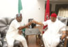 Gov Ortom Visits Senator Orji Kalu in Abuja (PHOTOS)..