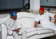 Breaking! Tinubu visits Orji Kalu, holds closed door meeting..