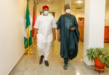 Kalu felicitates with Senate Leader, Abdullahi @ 71..