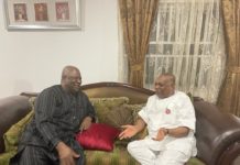 2023: PDP Presidential Aspirant, Anyim Pius Visits Orji Kalu, Holds Discussion..