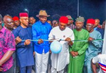 *Orji Kalu commissions roads,TownHall,facilitated by Rep. Benjamin Kalu*