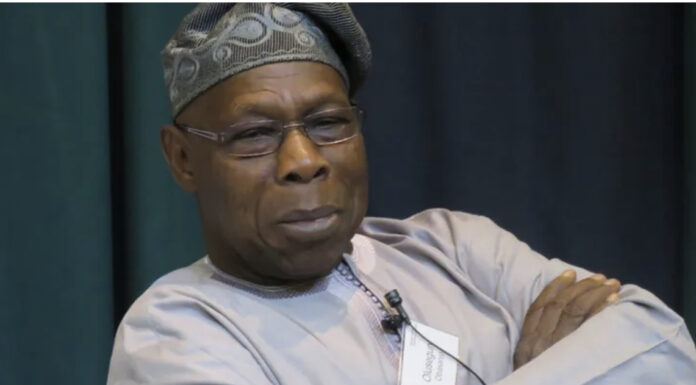 *KALU GREETS FORMER PRESIDENT OBASANJO AT 85*