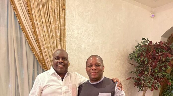 Photos : Mascot Uzor Kalu Pays Courtesy Visit to Ex Gov James Ibori