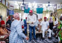 Live Now! #Abia-NorthMid-TermTour:Bende Royal fathers Host Orji Kalu laud projects executed in their communities