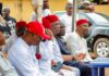 Abia-North: Kalu Arrives Etiti,Npkoro received at School premises he reconstructed