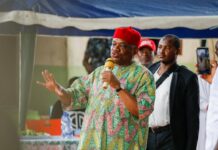 Live! Abia-North: Torrents of gratitude as Orji Kalu arrives Ozu-item