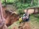 *Panic In Abia Community As Erosion Site Swallows 2-Storey Building, 4-Bedroom Bungalow*