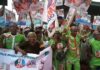 2023: Orji Kalu’s Supporters Defy Attacks, Storm Tinubu’s Campaign Rally In Abia