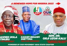 2023: Sen Orji Kalu distributes campaign materials for Tinubu/Shetima in Abia