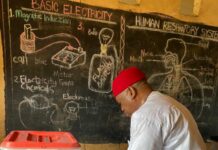 Sen Orji Kalu Casts His Vote in Igbere