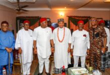 Sen Orji Kalu Pays Condolence Visit To Johnny Ukpabi’s Family