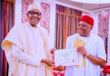 KALU GREETS FORMER PRESIDENT BUHARI AT 81