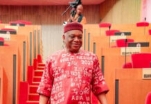 Orji Kalu Defends Wearing Tinubu 2027 Attire to Senate says “It’s Fashionable,Made in Aba”