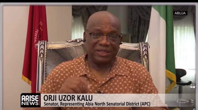 Senator Orji Kalu Condoles With Rt. Hon. Chibuike Rotimi Amaechi Over Mother’s Passing